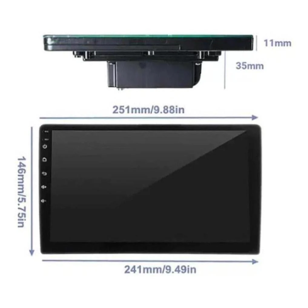 Iluma 10.1 Inch Android Media Player Double Din Radio / Stereo Headunit - Image 3