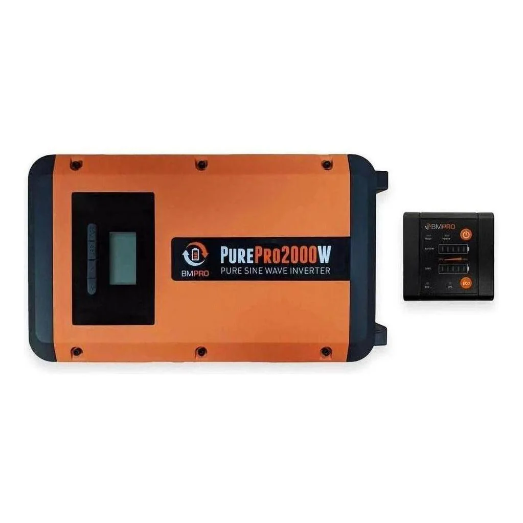 BMPRO Pure Pro Pure Sine wave 2000W Inverter with Remote Screen - Image 4