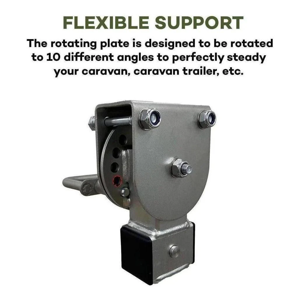 Iluma Drop Down Stabilizer Leg Corner Steadies 420mm Zinc - Image 3