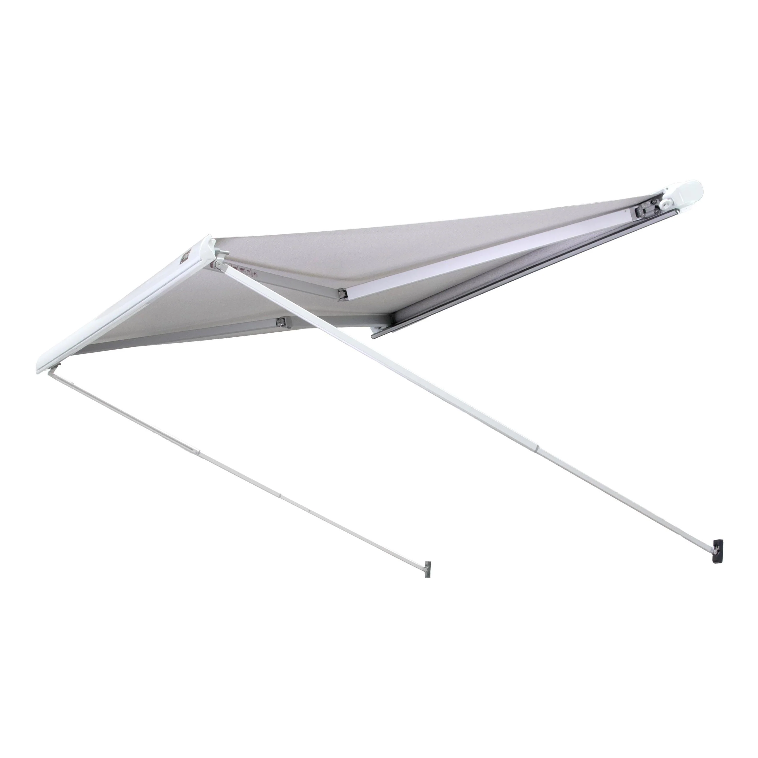 Finch Awning Top Mount Manual Inc Support Leg 3 x 2.5m White - Image 3